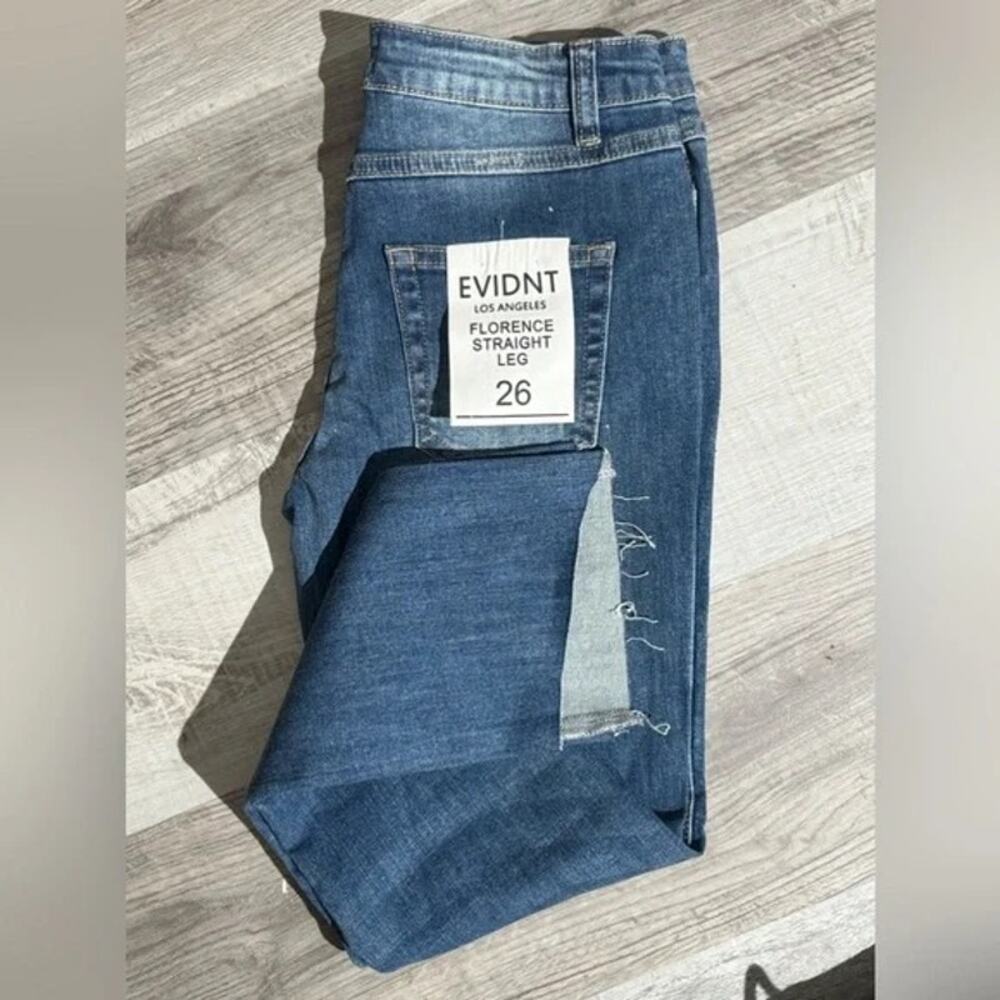 Anthropologie-NWT- EVIDNT Florence‎ Straight Leg Jean Sz:25,26 SOLD OUT ON LINE - Picture 5 of 5